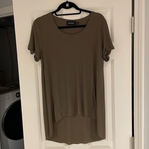 Olive green top